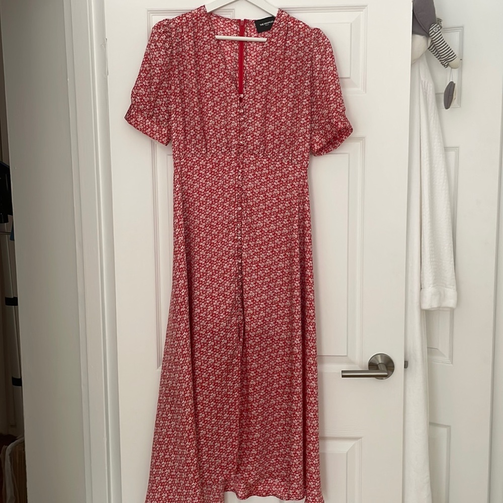 The Kooples Printed Midi Dress.